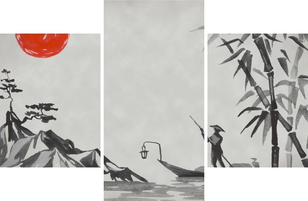 Tablou - Munții Fuji (90x60 cm)
