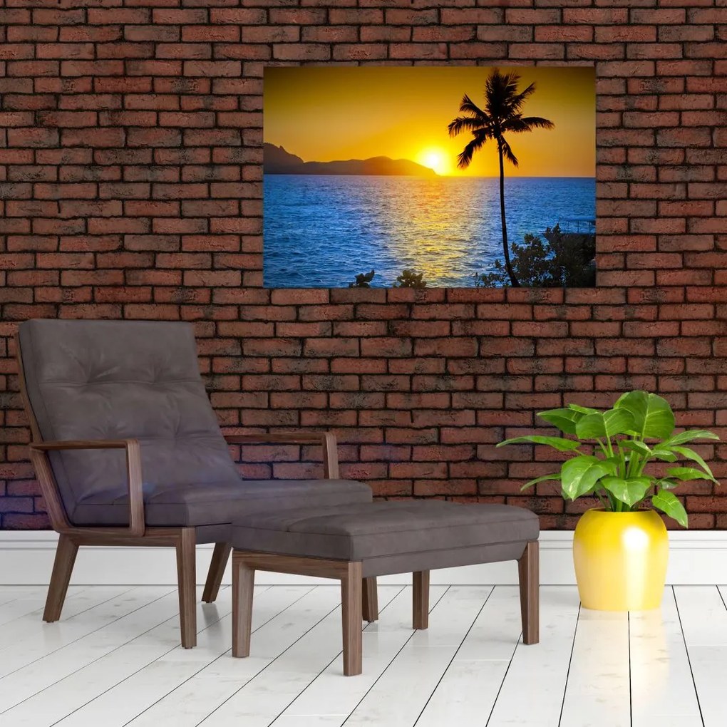 Tablou - Apus de soare deasupra mării (90x60 cm)