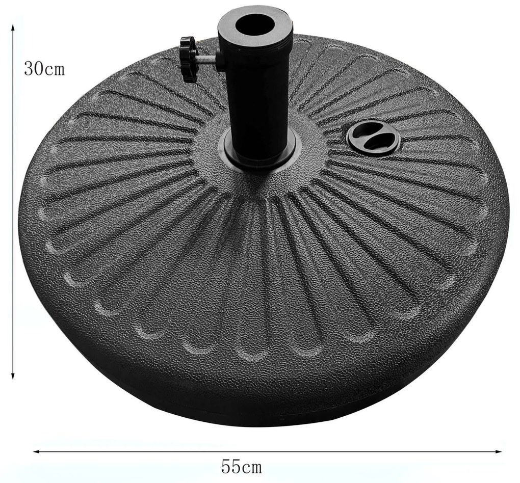 Bază umbrelă Tuff 3 (negru). 1128769
