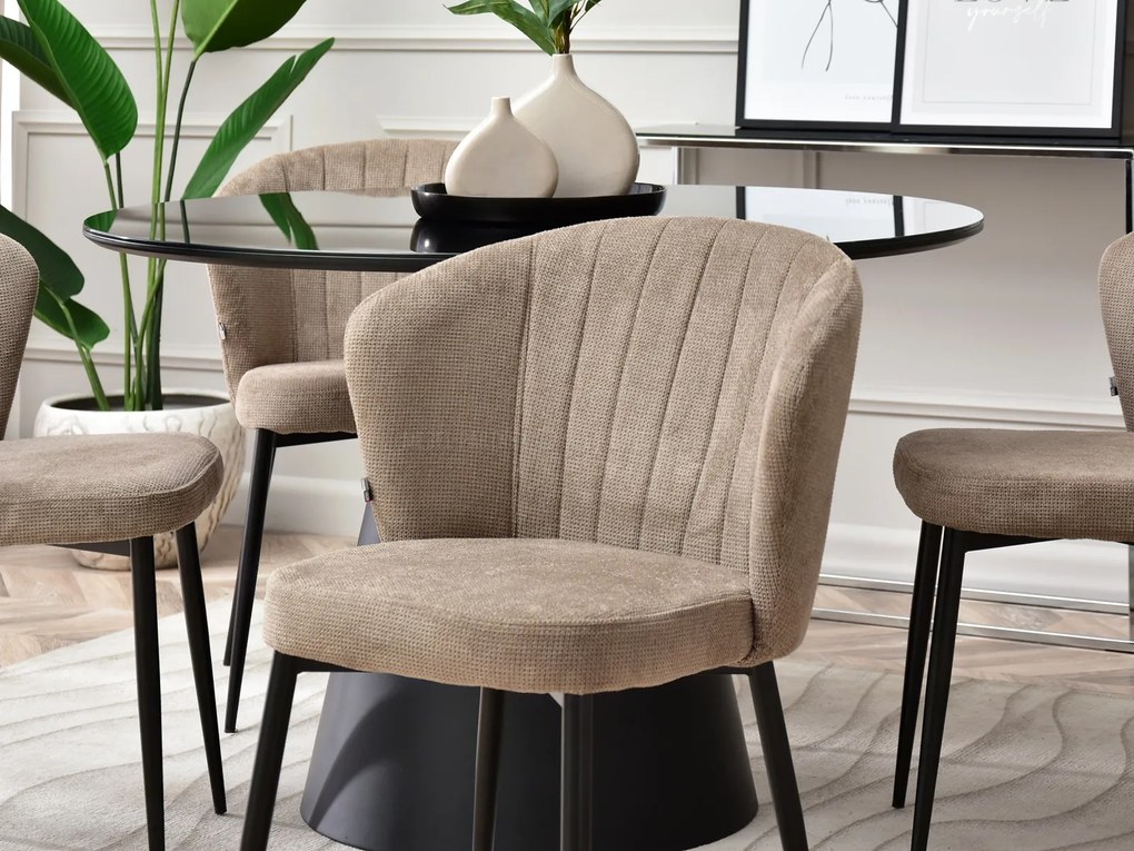 Scaun Zane (bej + negru). Promo -28%. 1111308