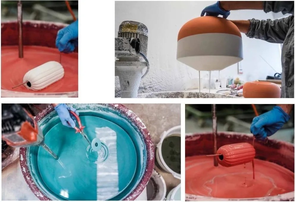 Veioza din ceramica design italian Habea