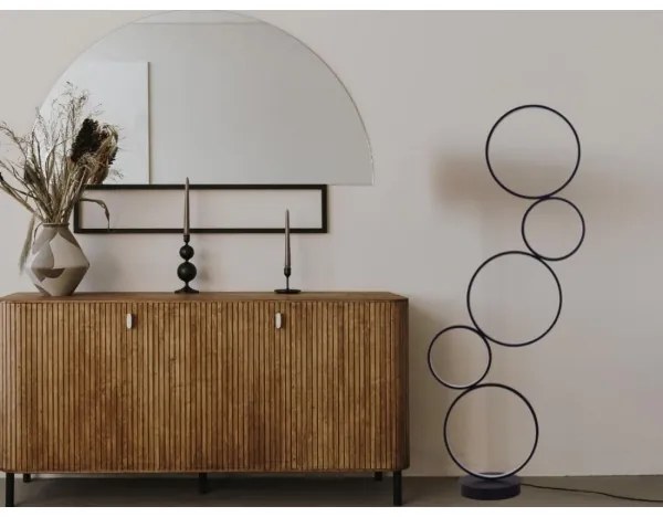 Lampă de podea LED dimabilă LED/85W/230V 3000-6500K + telecomandă