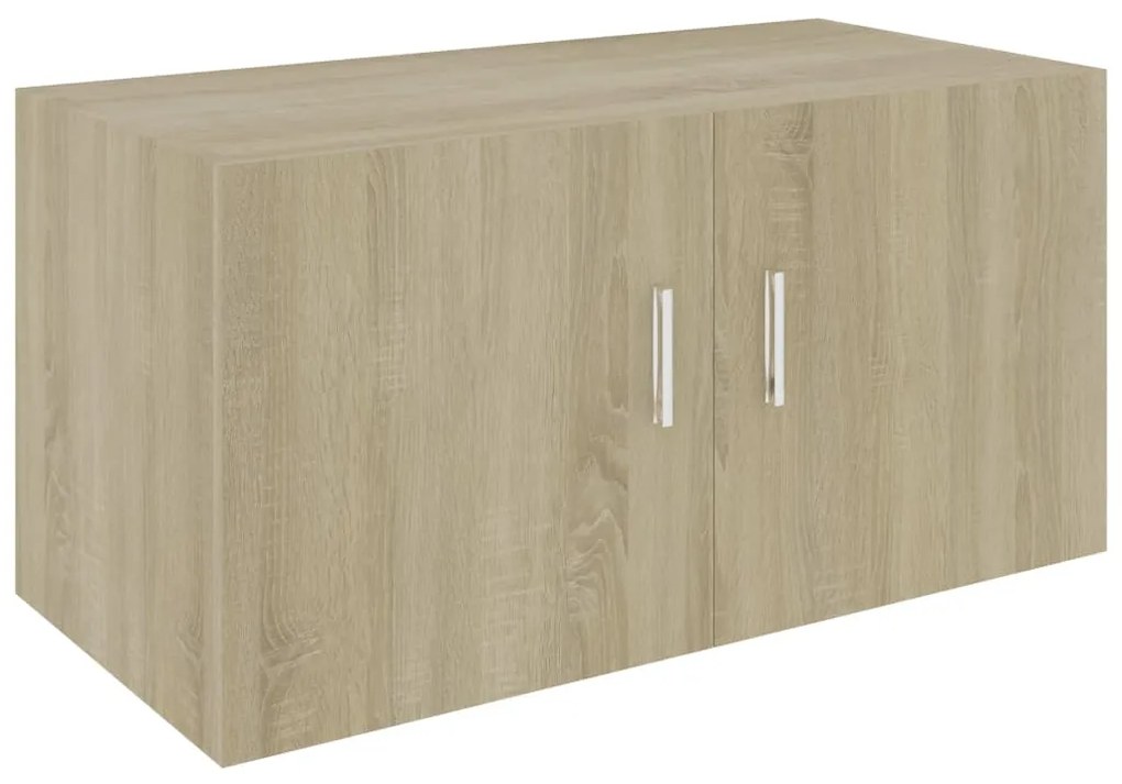 802798 vidaXL Dulap montat pe perete stejar Sonoma 80x39x40cm lemn prelucrat
