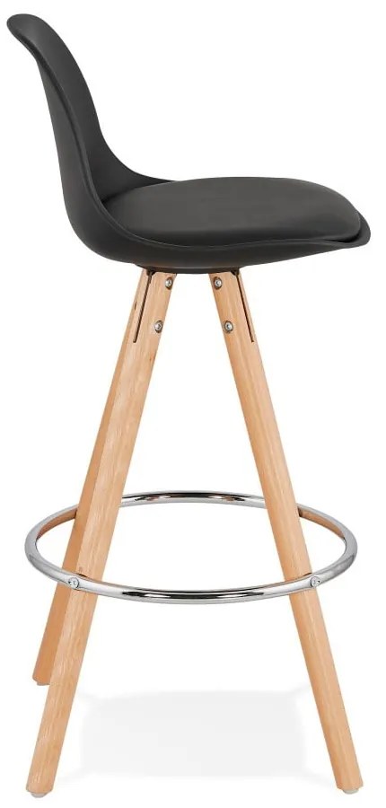 Scaun de bar Kokoon Anau, înălțime 64 cm, negru