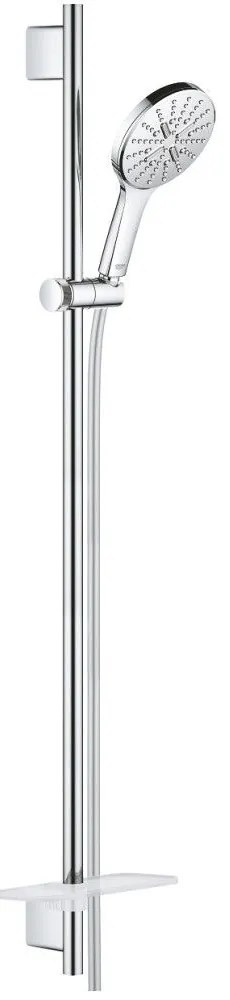 Grohe Rainshower Eco SmartActive 130 Set dus cu bara 90 cm si savoniera, crom