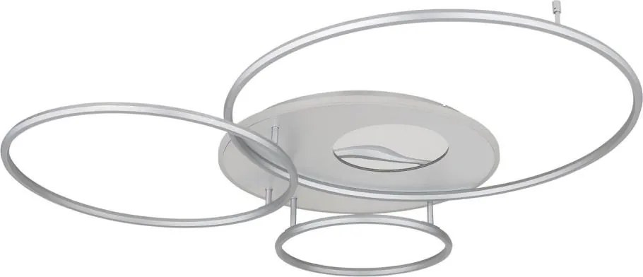 Globo 48466-70ASH-LED Plafonieră LED INVERTINA 70W/230V, Wi-Fi Tuya, crom, cu telecomandă