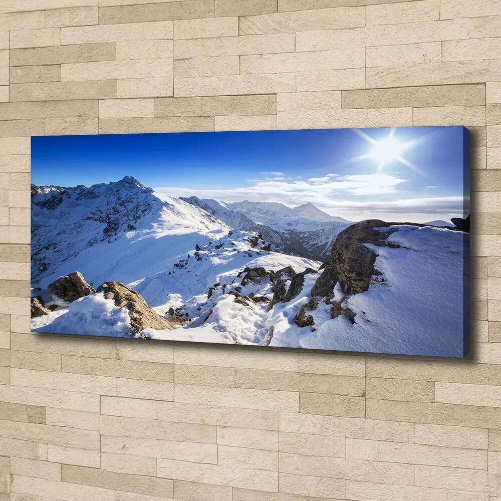 Tablouri tipărite pe pânză Summit-ul tatra