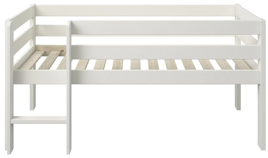 Lüttenhütt Pat etajat pentru copii Tide alb 95,4/83/166 cm