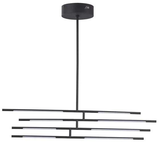 Lustra LED design modern cu brate reglabile RACCIO negru