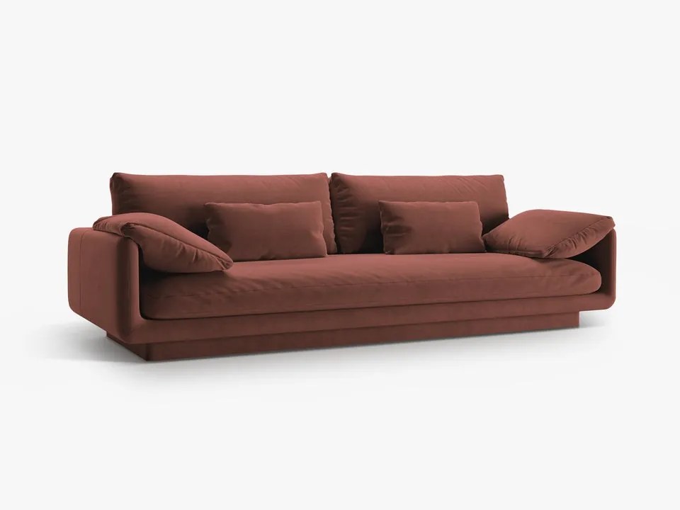 Canapea Torino 4 locuri catifea L250 cm