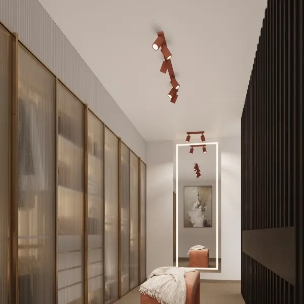 Brilagi - Spot LED CRESTO 2xGU10/10W/230V roșu