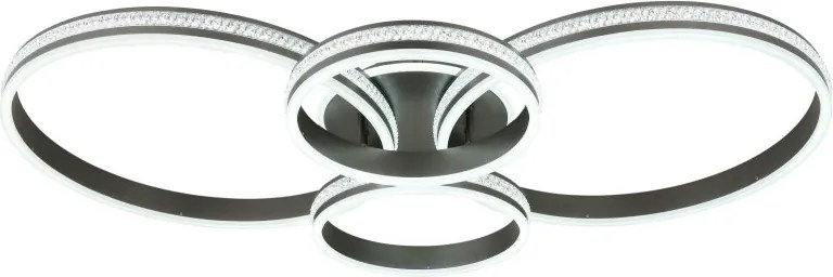 Plafoniera LED CCT GROUNI aluminiu titan mat