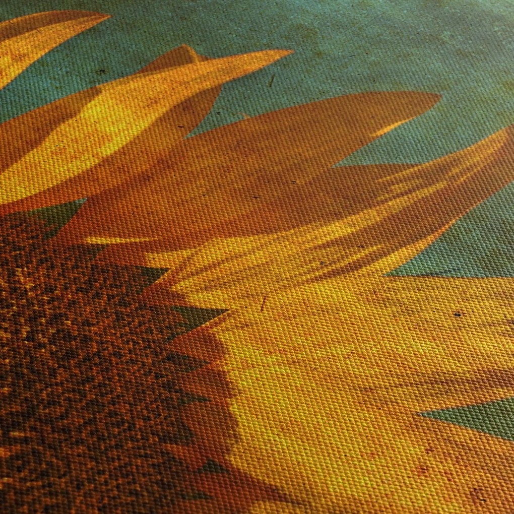 Tablou - Floarea soarelui (120x50 cm)