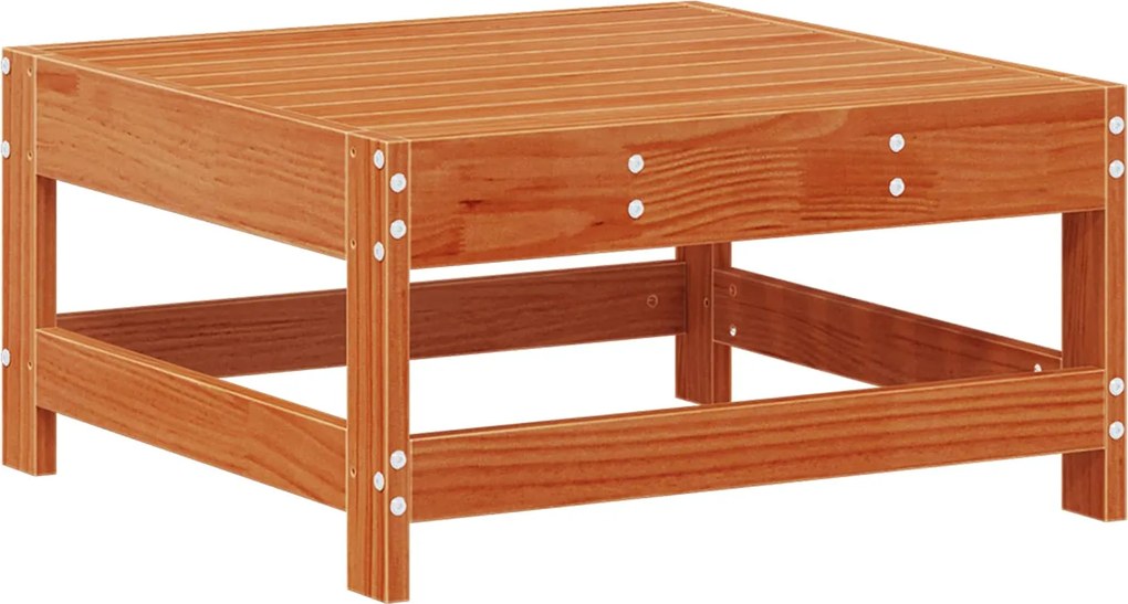 vidaXL Suport pentru picioare de grădină Lemn masiv de pin Maro Ceară