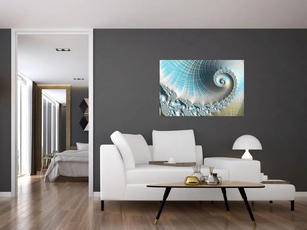 Tablou - Spirale texturate (90x60 cm)