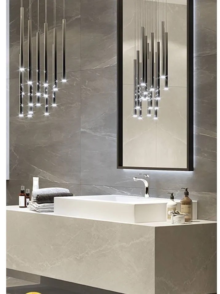 Lustra LED dimabila design Premium Class Quality ORGANIC CHROM P0206 MX