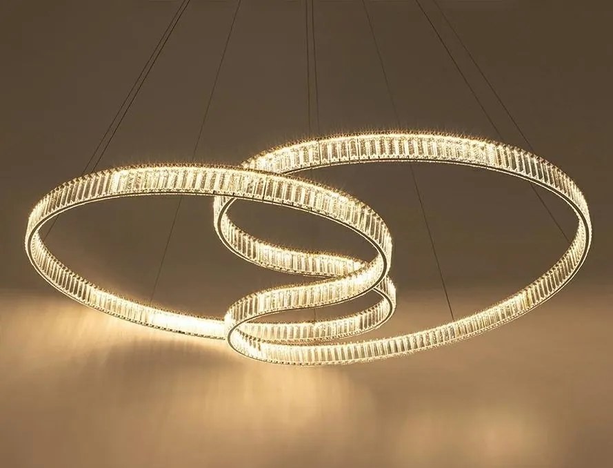 Lustra LED moderna design deosebit CHARMES 160A crom