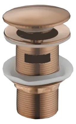 Mexen dop click-clack rotund cu preaplin, Roz-auriu - 79920-60
