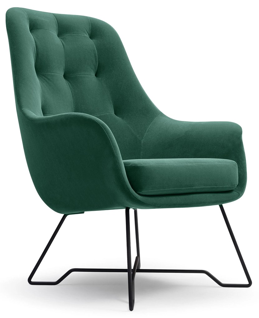 Fotoliu Eliah (verde inchis). 1098170