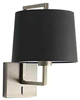 Aplica de perete eleganta design clasic FRAME nickel/negru