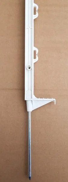ShopJK STÂLP DIN PLASTIC ECO 105 CM ALB
