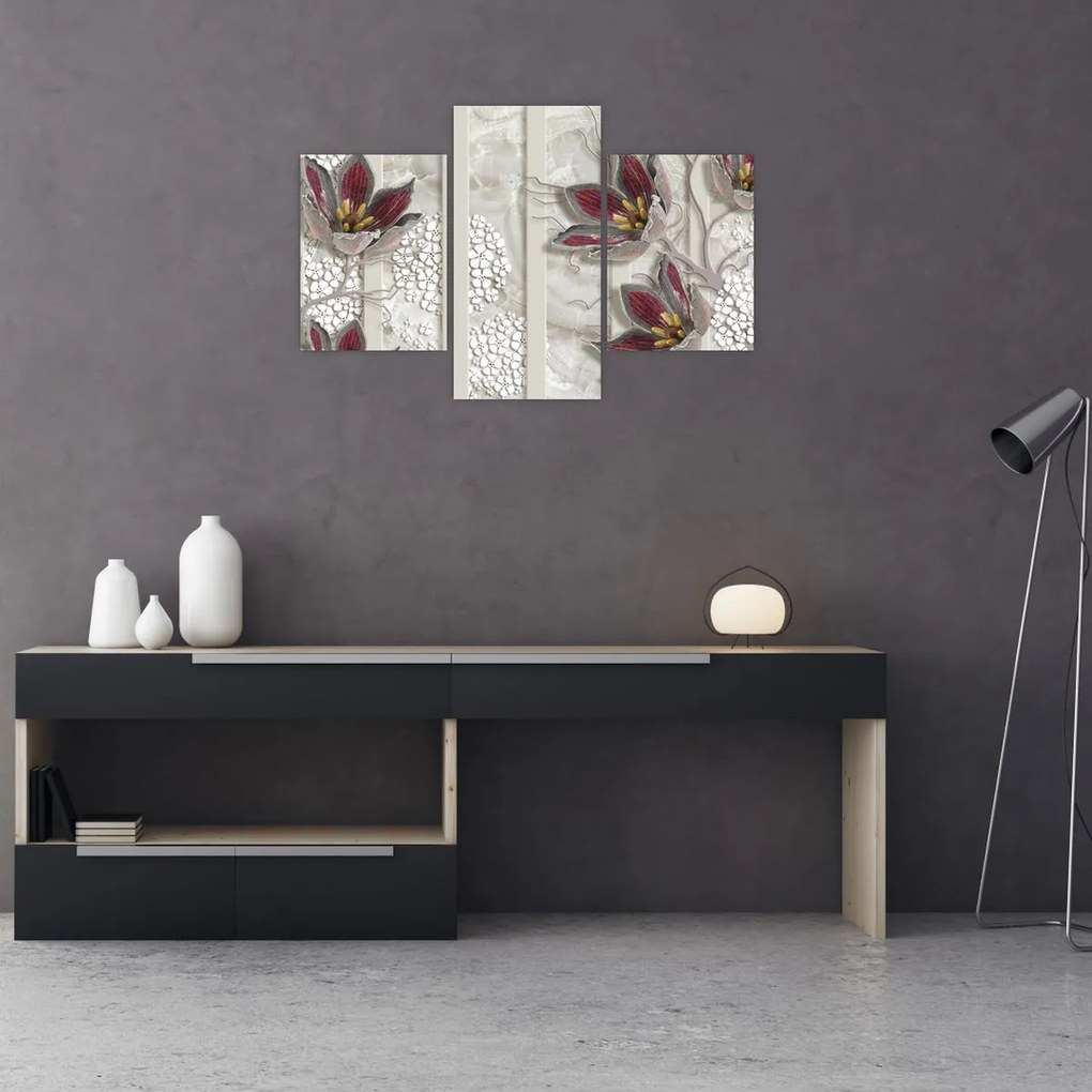 Tablou - Flori decorative (90x60 cm)