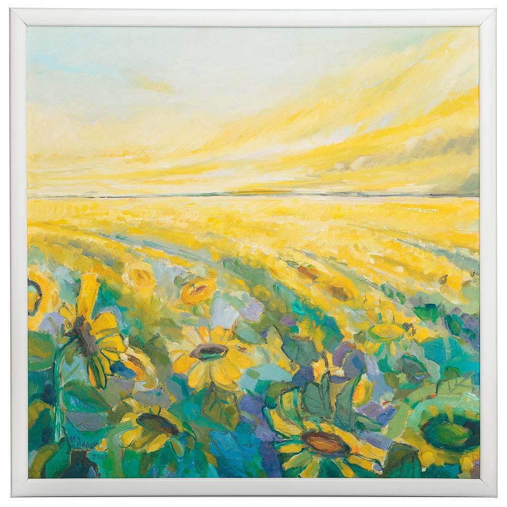 Tablou "Sunflowers" 64/3/64 cm