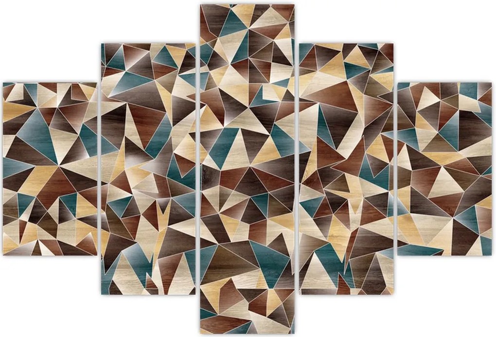 Tablou - Triunghiuri (150x105 cm)