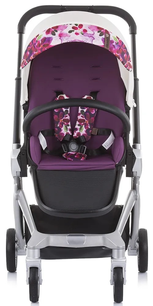 Carucior Chipolino Emotion 3 in 1 white flowers