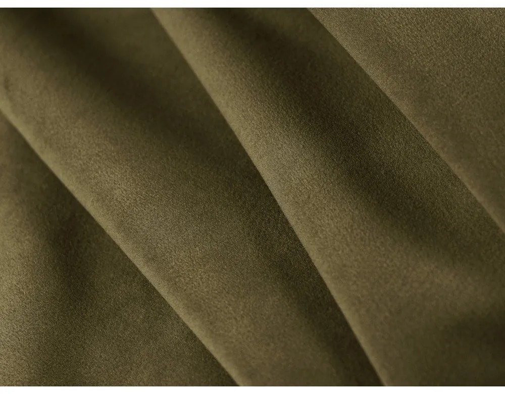 Canapea verde cu tapițerie din catifea 140 cm Abby – Micadoni
