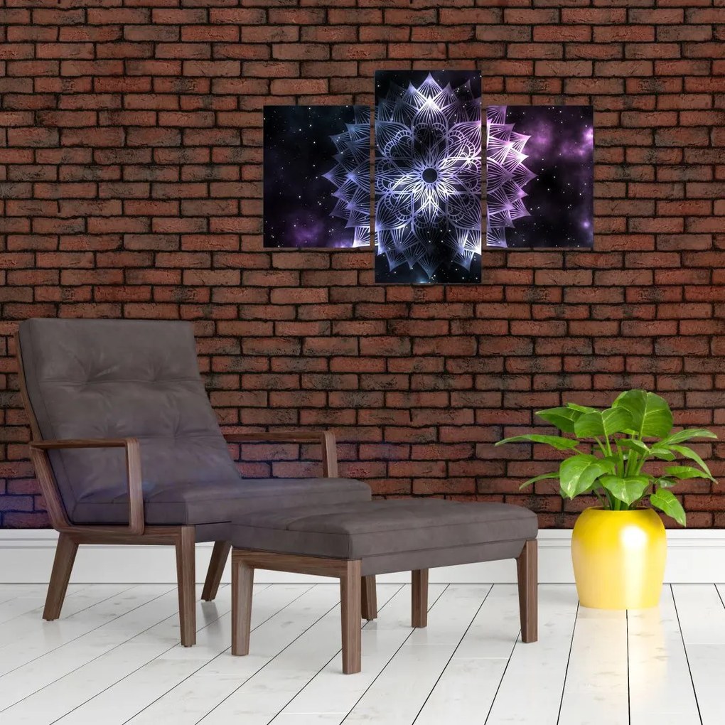 Tablou - Mandala Lotus în spațiu (90x60 cm)