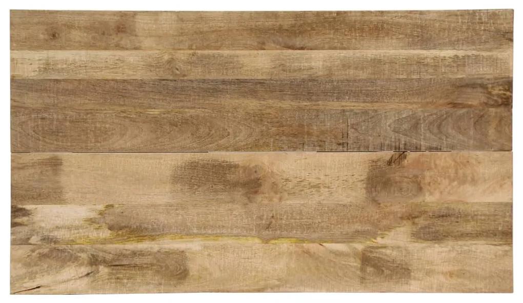 Masa de bucatarie, 140 x 80 x 76 cm, lemn masiv de mango 1, Maro, 140 x 80 x 76 cm
