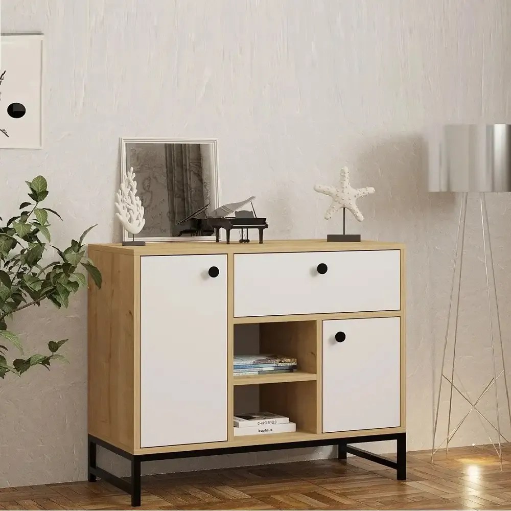 Consola ,comoda tv Ana cu sertar, dormitor, hol, birou, living, 90x75x40 cm