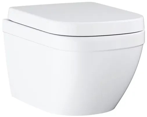 Set vas wc suspendat Grohe Euro Ceramic Triple Vortex rimless si capac softclose