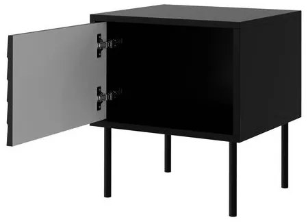 SET 2x noptieră CORTINA 51x45 cm negru