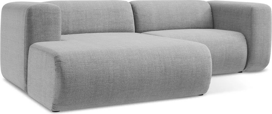 Colțar gri deschis (cu colț pe partea stângă/cu șezlong) Ekahi – Makamii