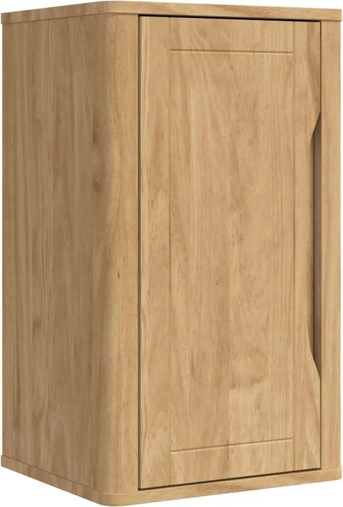 vidaXL Dulap de perete pentru baie FLORO Maroniu cerat 35 x 30 x 60 cm