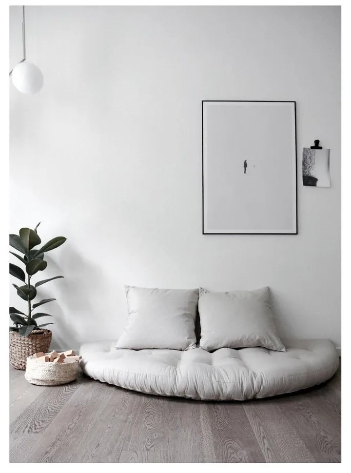 Fotoliu alb/bej Nido - Karup Design
