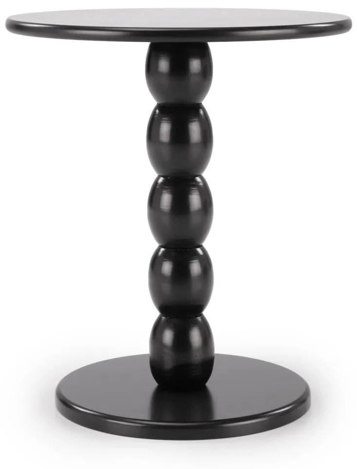 Masa de cafea rotunda Cirilla neagra ø40/h47 cm
