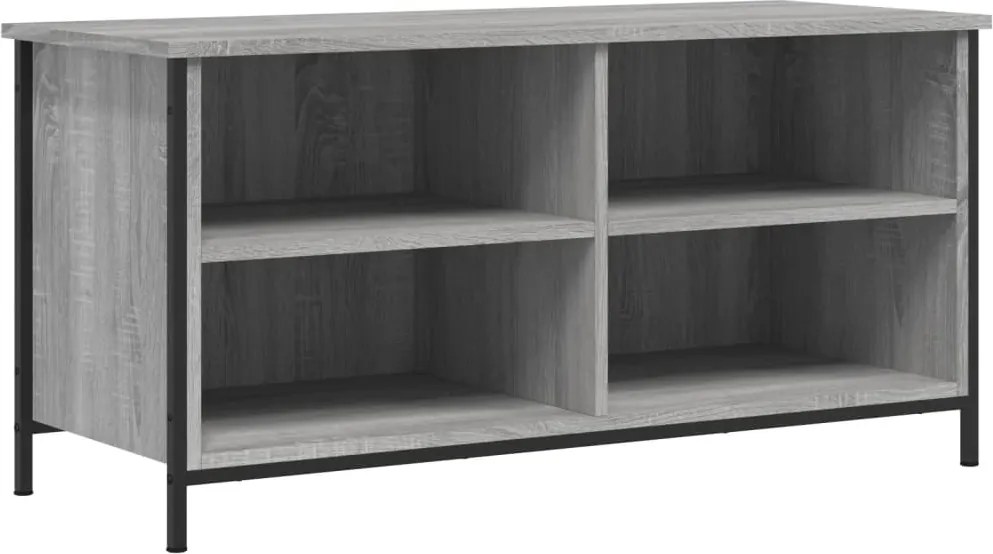 vidaXL Comodă TV, gri sonoma, 100x40x50 cm, lemn prelucrat