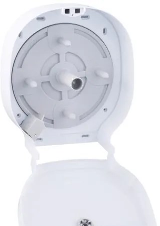 Dozator pentru 4 role de hartie igienica fara tub Merida Hygiene Control, alb
