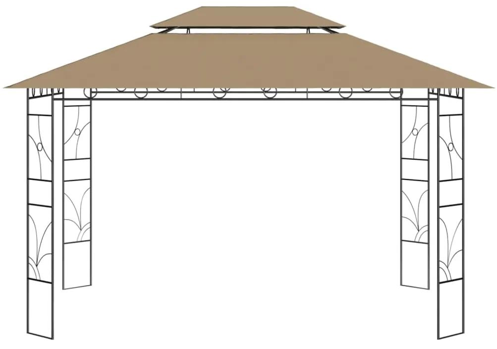 Pavilion, gri taupe, 4x3x2,7 m, 160 g m   Gri taupe
