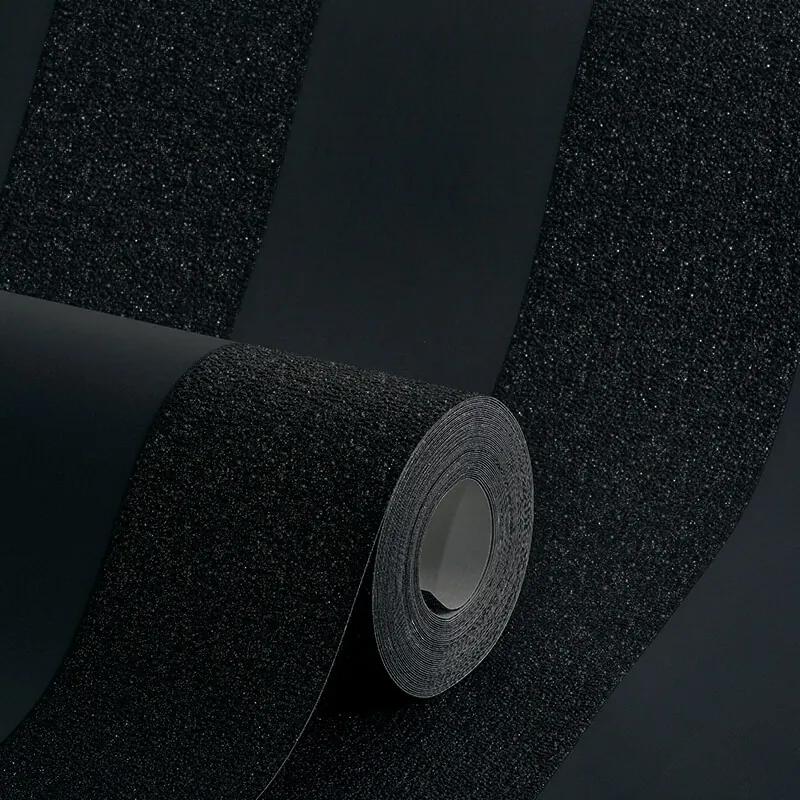 Arthouse Tapet - Glitterati Stripe Black