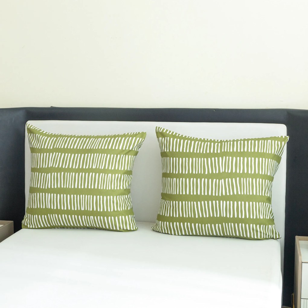 Fata de perna din microflanel GREENSORY 40x50 cm, verde