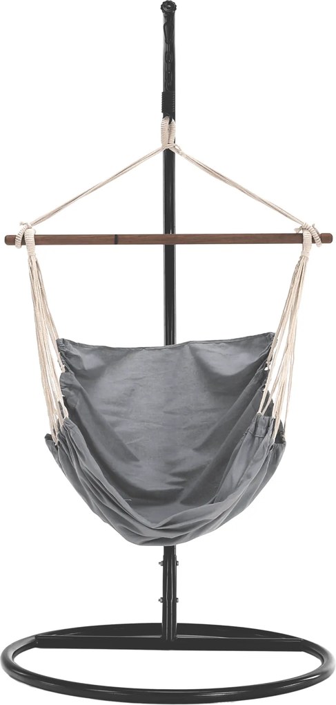 Scaun balansoar suspendabil, alb/gri, LINDO NEW