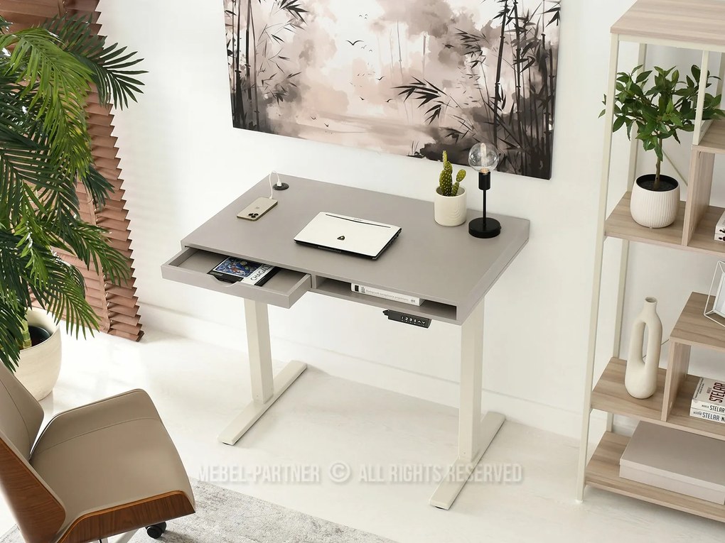 Masă PC Osto 100 (bej + crem). Promo -12%. 1109810
