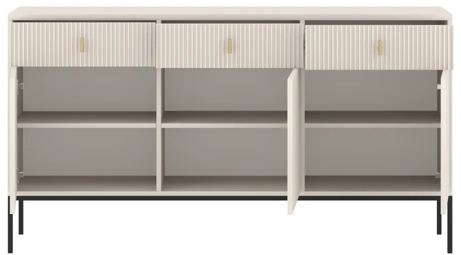 Comodă MAGIRA 3D3S, crem