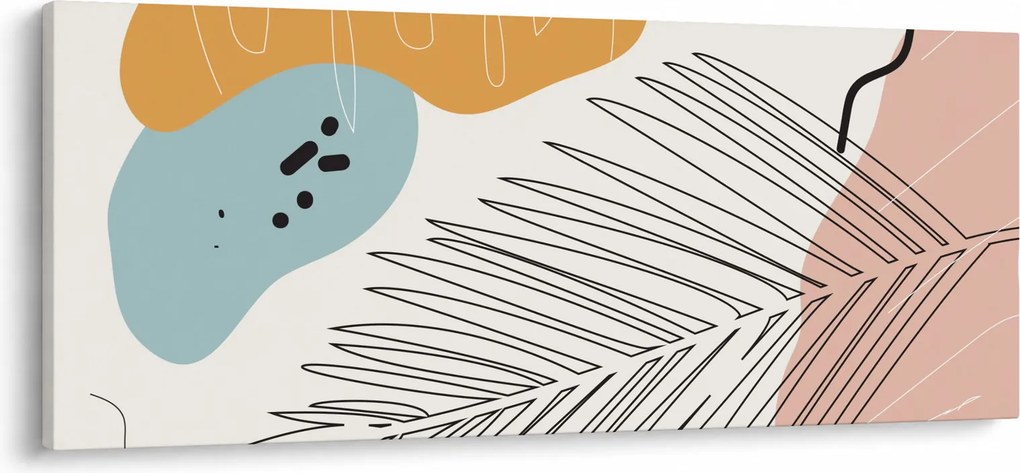 Tablou - Ilustrație de frunze (120x50 cm)