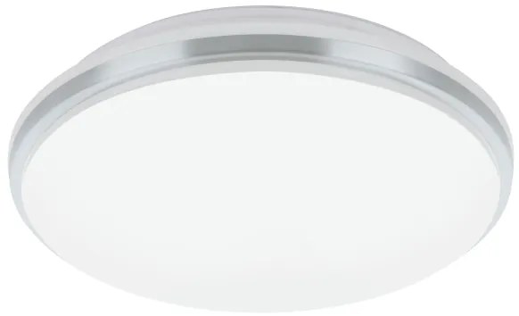 Plafonieră LED pentru baie PINETTO LED/15,6W/230V IP44 crom Eglo 900365