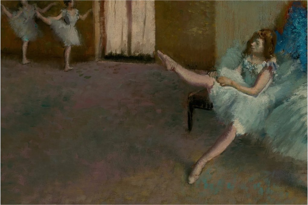 Tablou - Edgar Degas, Before the Ballet, reproducere (90x60 cm)